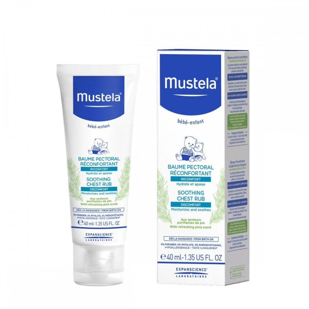 Mustela Soothing Chest Rub 40ml