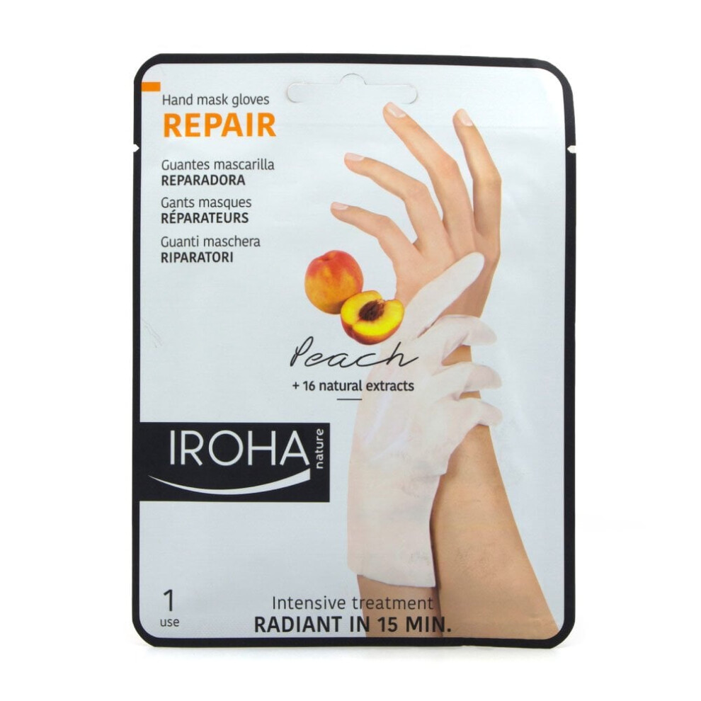 Iroha Peach Hand & Nail Mask Gloves Repair-image-OPC-PPGTF7-NEW