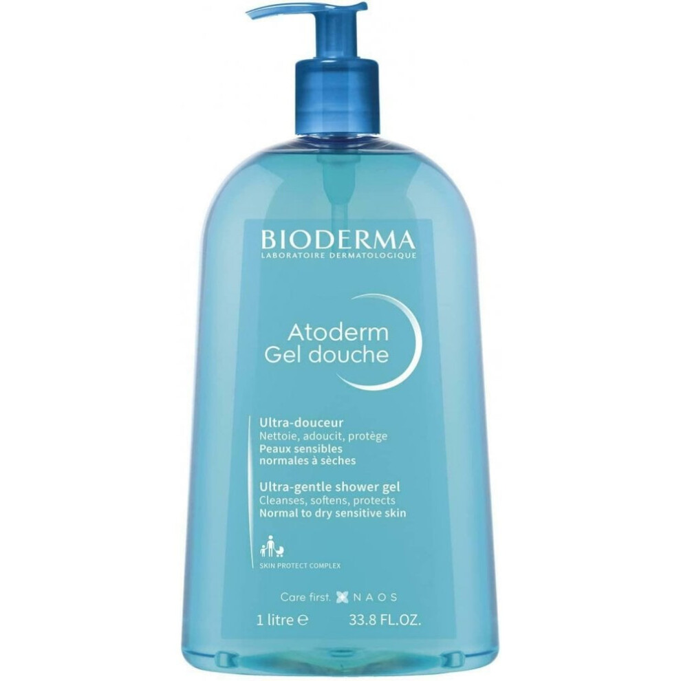 Bioderma Atoderm Gel Douche Gentle Shower Gel 1000Ml