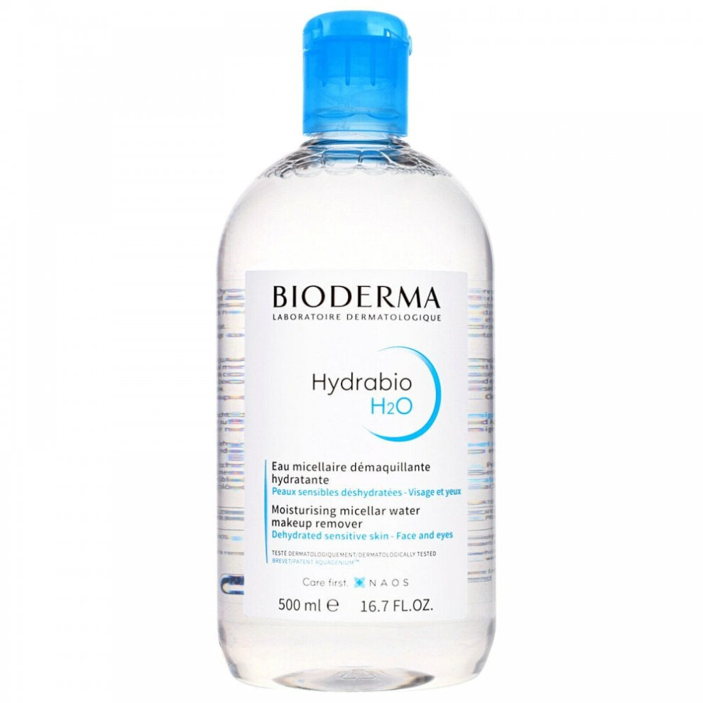 Bioderma Hydrabio H2O: Moisturising Micellar Water Makeup Remover 500ml