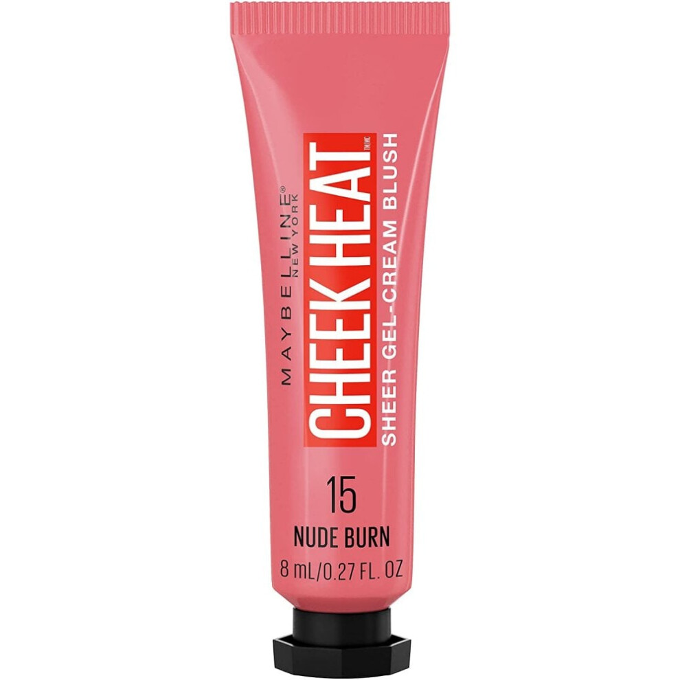 Maybelline Cheek Heat Sheer Gel-Cream Blush - 15-Nude Burn