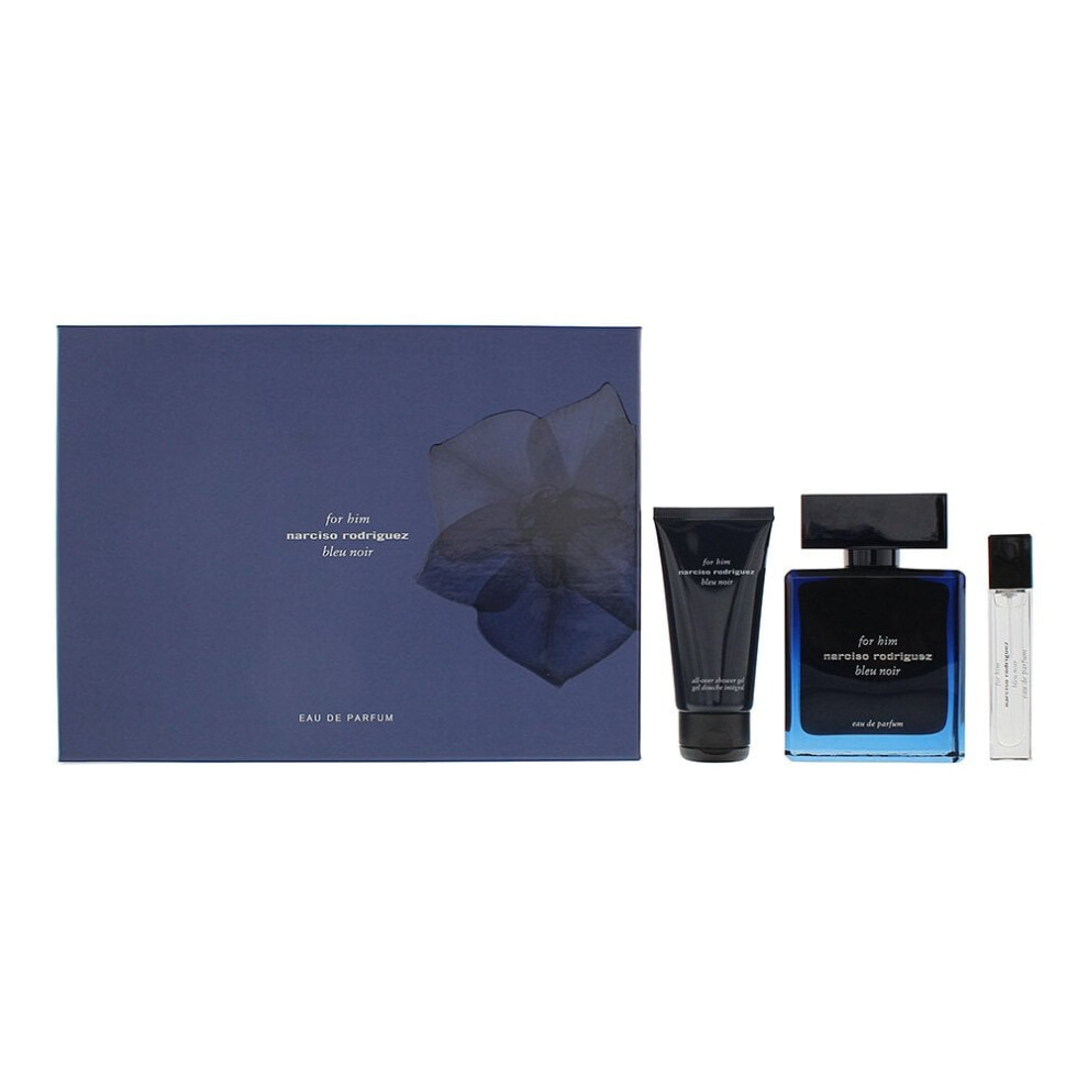 Narciso Rodriguez For Him Gift Set 100ml EDP Spray + 50ml Shower Gel + 10ml EDP