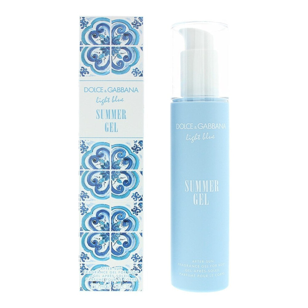 Dolce And Gabbana Light Blue Summer Gel After Sun Lotion 150ml