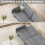 Bigzzia Convertible Sofa Couch Sleeper with Armrest and Wood Legs Foam Cushion 3