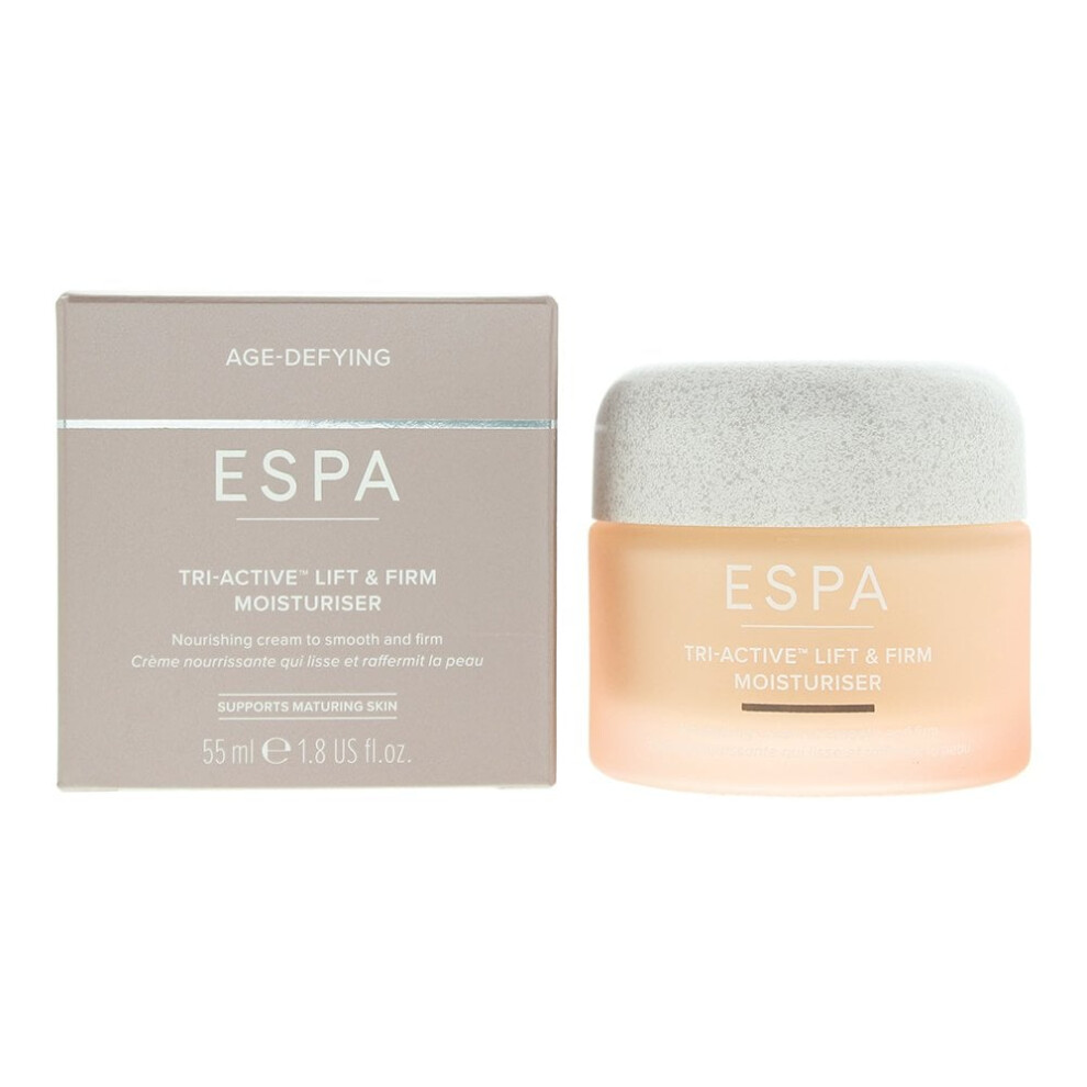Espa Tri-Active Lift & Firm Moisturizer 55Ml - Nourishing Cream For Softer, Firmer, Radiant Skin