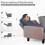 Bigzzia Convertible Sofa Couch Sleeper with Armrest and Wood Legs Foam Cushion 4