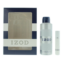 Izod White 2 Piece Gift Set: EDT 15ml - Body Spray 200ml