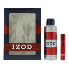 Izod Red 2 Piece Gift Set: EDT 15ml - Body Spray 200ml