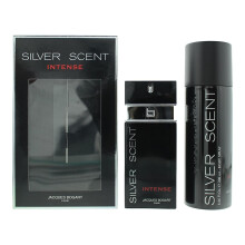 Jacques Bogart Silver Scent Intense 2 Piece Gift Set: EDT 100ml - Body Spray 200ml