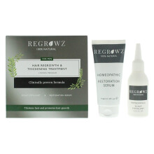 Scalp Serum, Regrowz, Restorative, 75 ml + Homeopathic, Scalp Cream Treatment, Hydrate & Protect, 75 ml