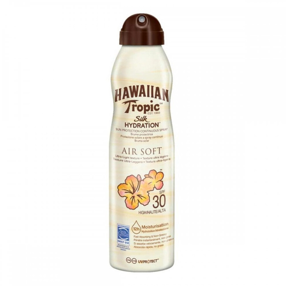 Hawaiian Tropic Silk Hydration Air Soft Sunscreen Mist SPF30 177ml