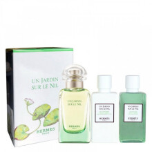 UN Jardin Sur Le Nil von Hermes EDT Spray 3,3 oz & Duschgel 1,3 oz & EDT Spray 0,5 oz