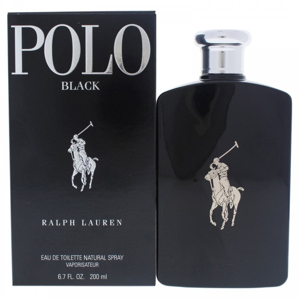 Ralph Lauren Polo Black Men 200ml EDT Spray