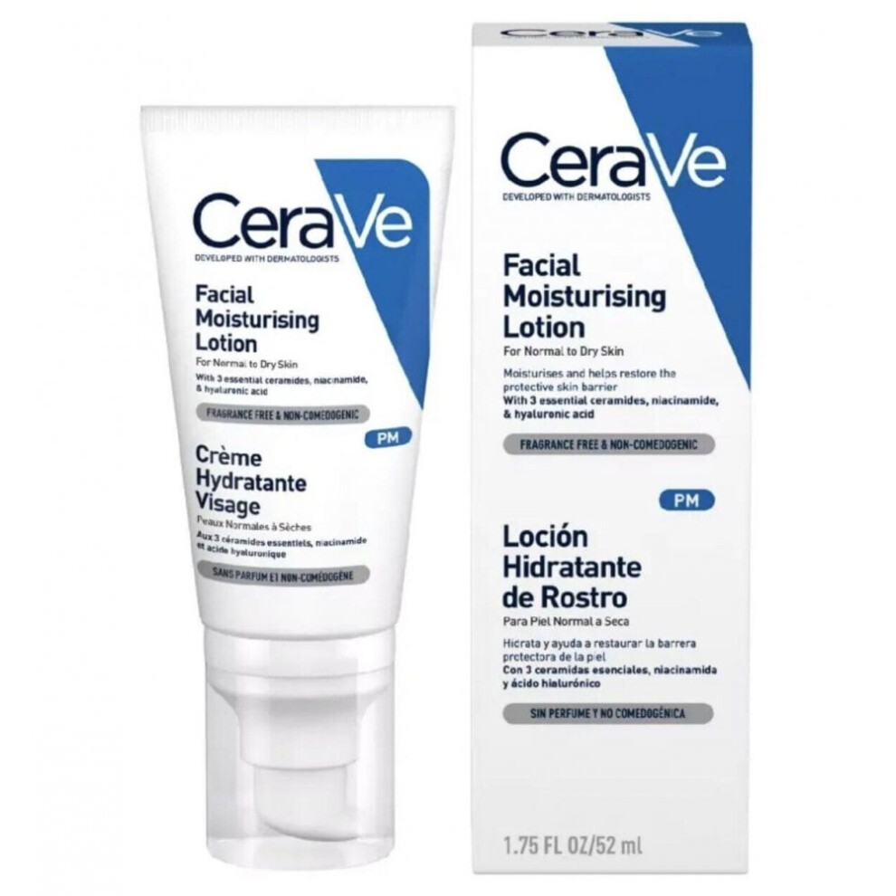 CeraVe Facial Moisturising Lotion No SPF 52ml