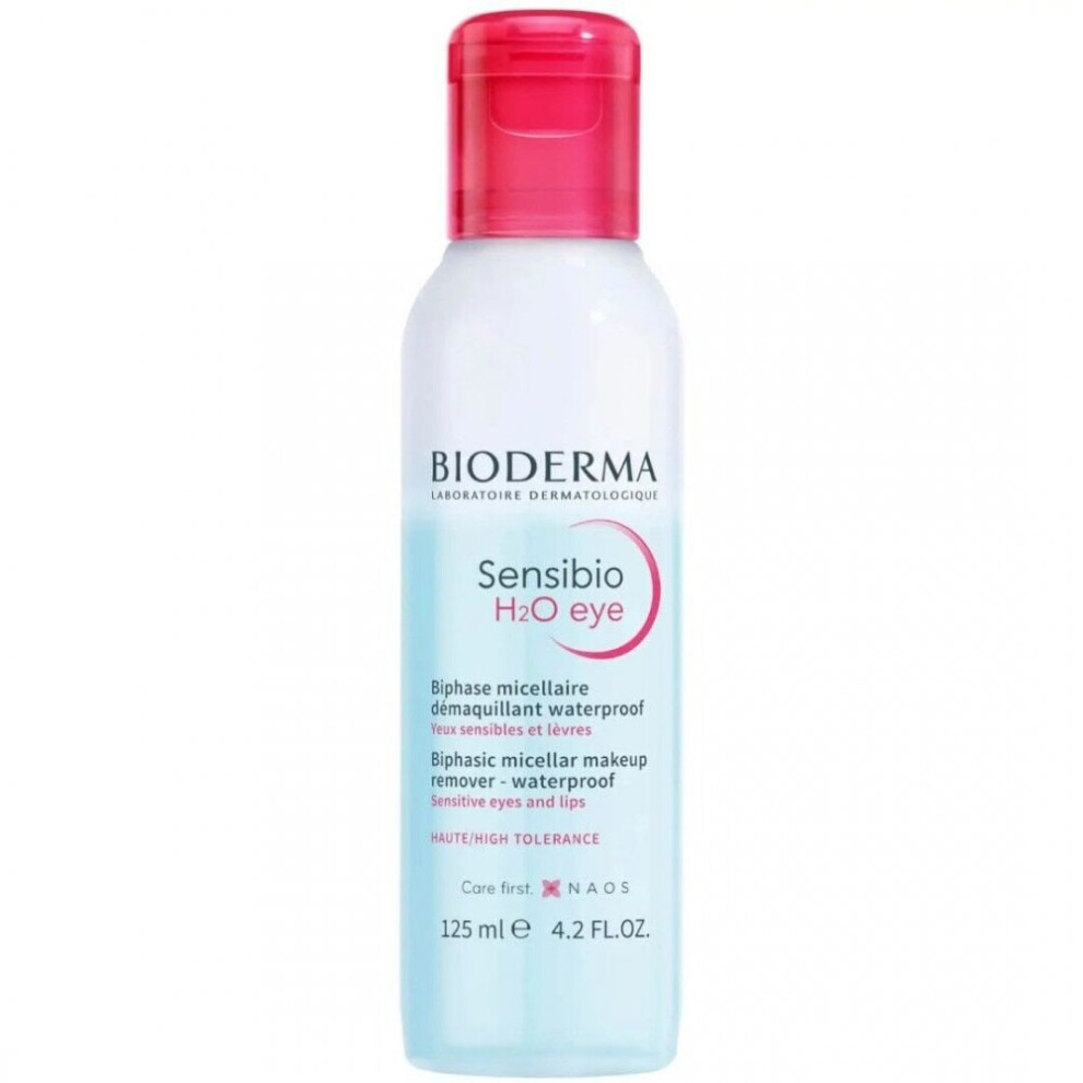 Bioderma Sensibio H2o Eye Biphase Micellar Makeup Remover 125Ml