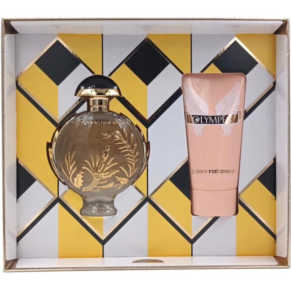 Paco Rabanne Olympea Solar Gift Set 50ml EDP Spray + 75ml Body Lotion