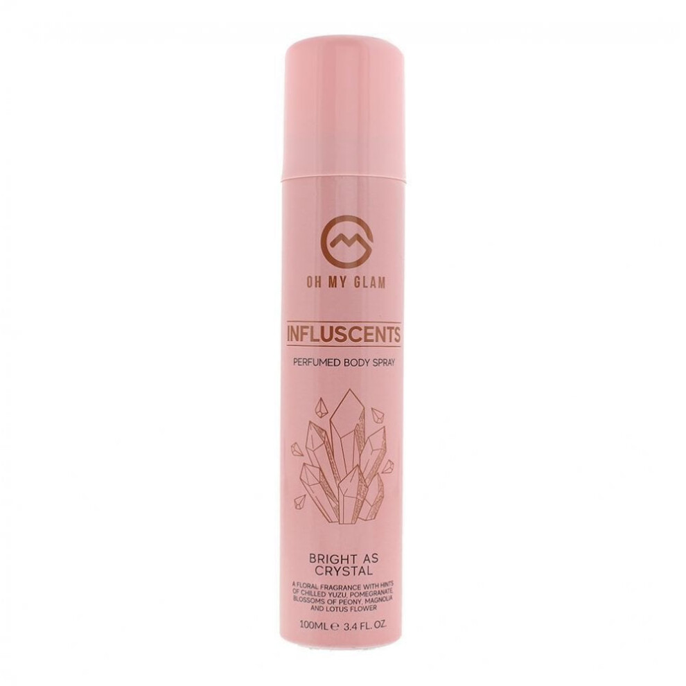 Oh My Glam Influscents Body Spray 100Ml - Bright As Crystal