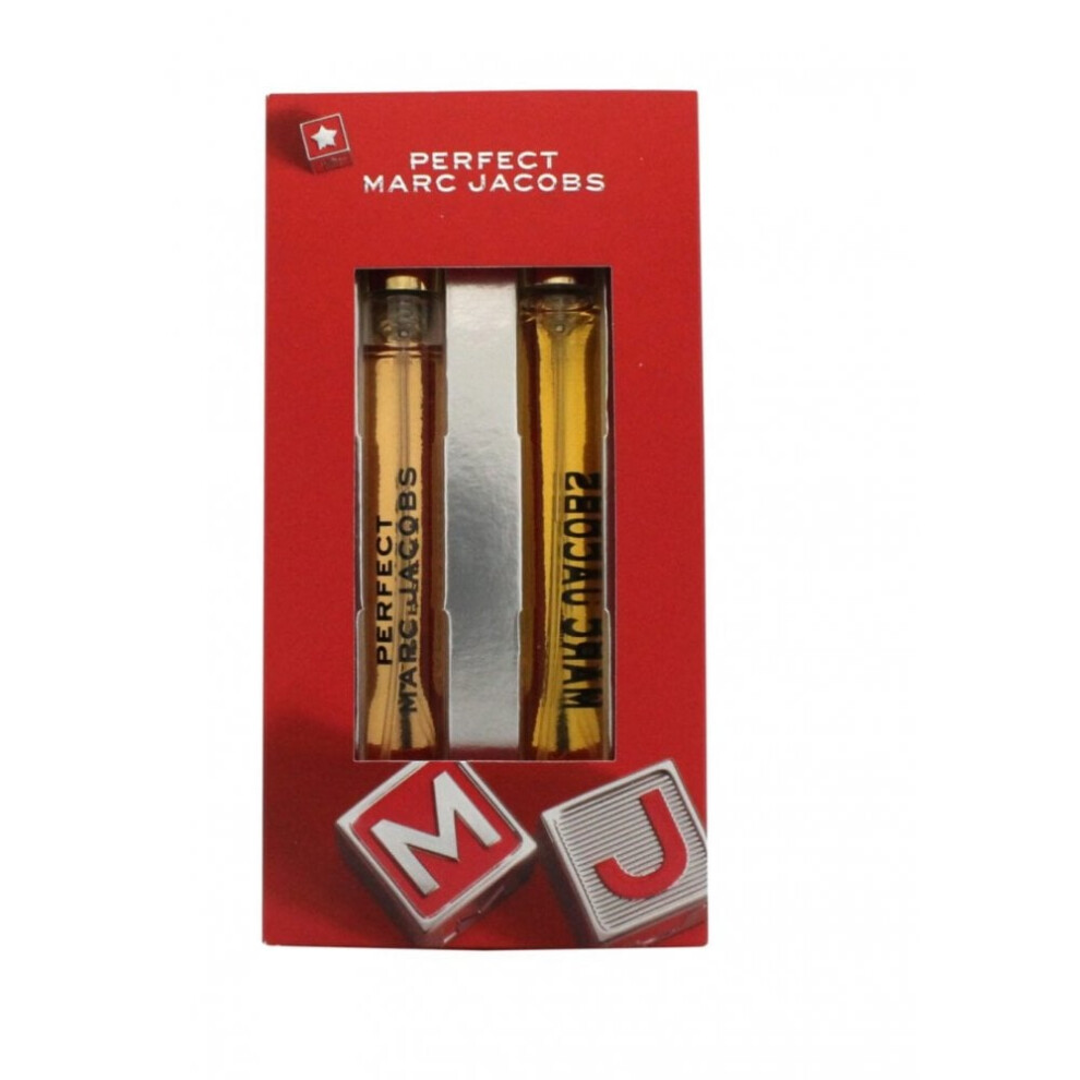 Marc Jacobs Perfect Purse Pen Spray Gift Set 10ml Perfect EDP + 10ml Perfect Intense EDP