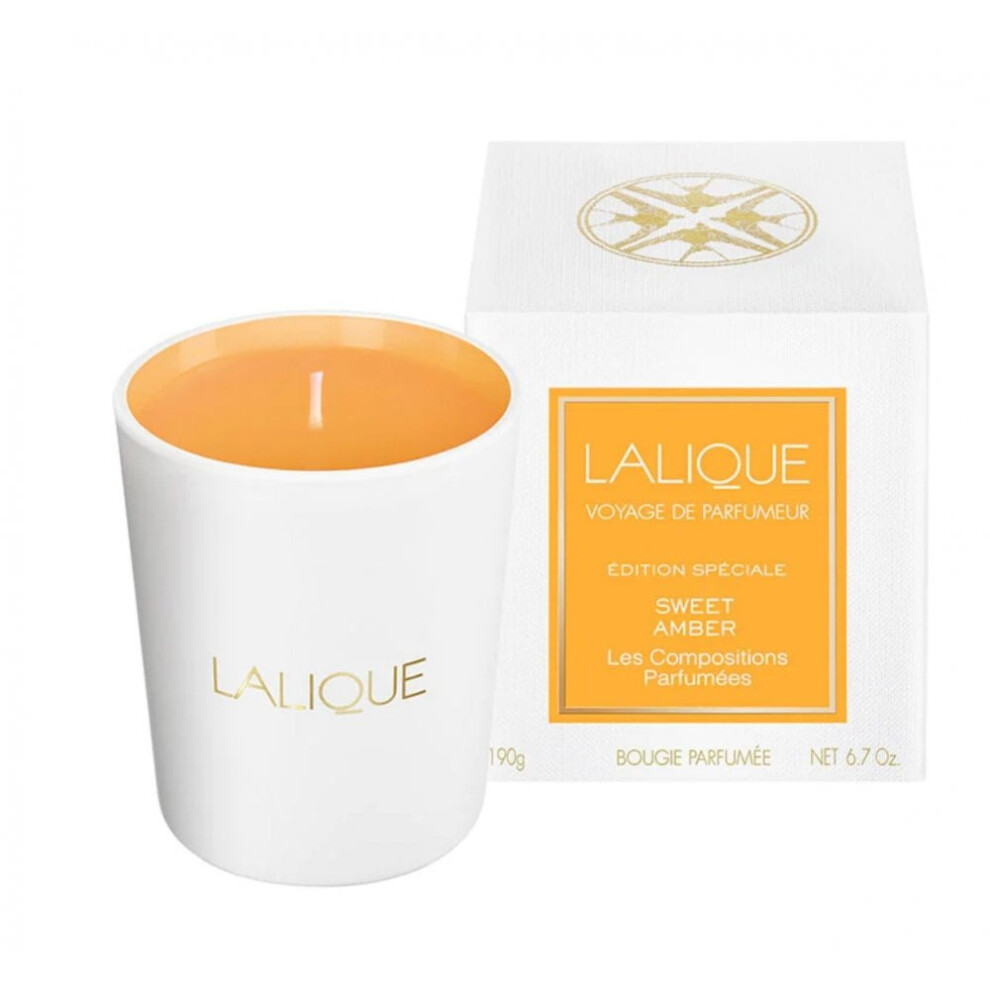 Lalique Les Compositions Parfumees Sweet Amber Candle 190g