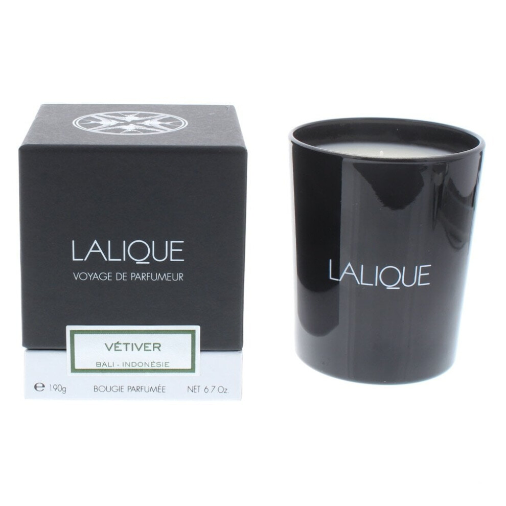 Lalique Candle 190G - Vetiver Bali