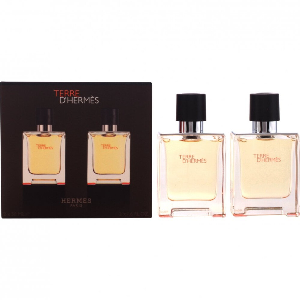 Hermes Terre D'Hermes Gift Set 2 X 50ml EDT Spray