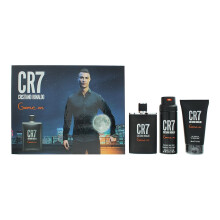 Cristiano Ronaldo CR7 Game On Gift Set 100ml EDT Spray + 150ml Shower Gel + 150ml Body Spray