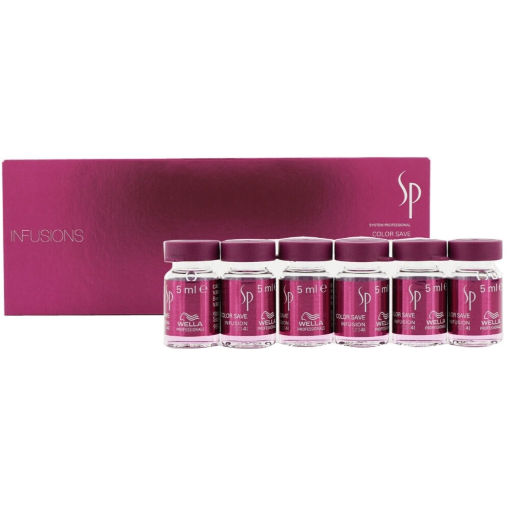 Wella System Professional Color Save Infusions 6 X Serum 5ml