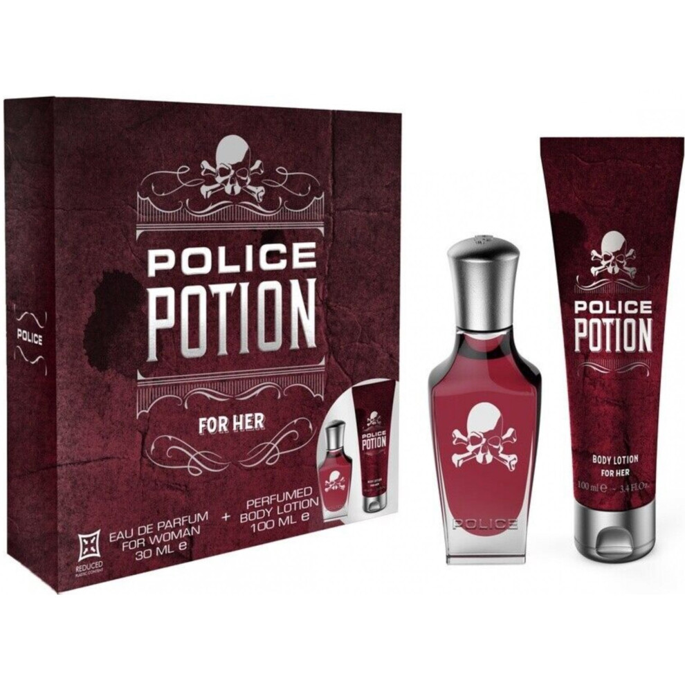 Police Potion For Her Gift Set 30ml EDP Spray + Body Lotion 100ml