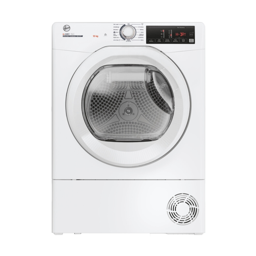 Hoover H-Dry 350 Condenser Tumble Dryer 10kg White HRE C10TE-80 with Smart App Connectivity and Woolmark Approved Fabric Care - Image 5