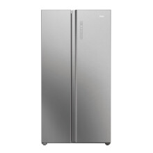 Haier 34005709 HSW79F18ANMM side-by-side refrigerator Freestanding 611 L A Silver