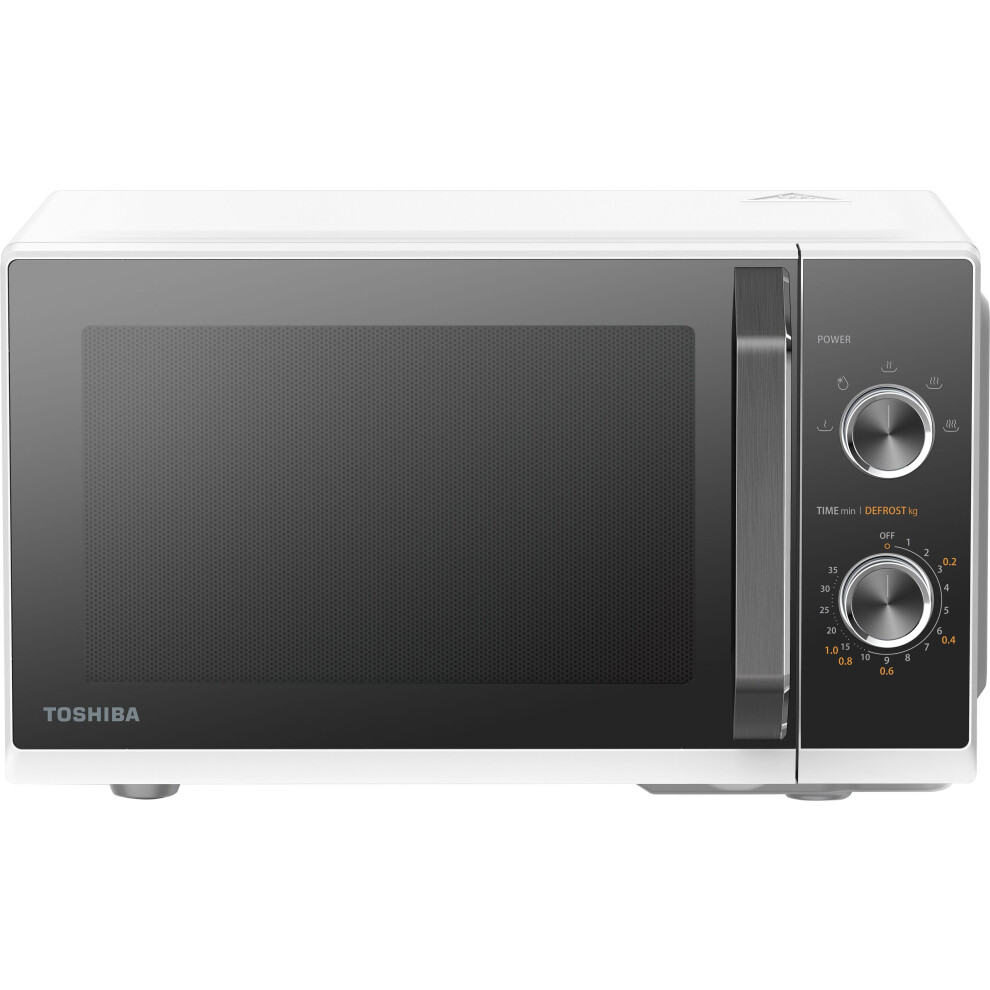 New Toshiba Mw3-Mm20pf(Wh) Microwave Countertop Solo Microwave 20 L 800 W White