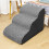 Living And Home (3 Steps,Small) Comfy Non-Slip Pet Steps with Removable Cover 3
