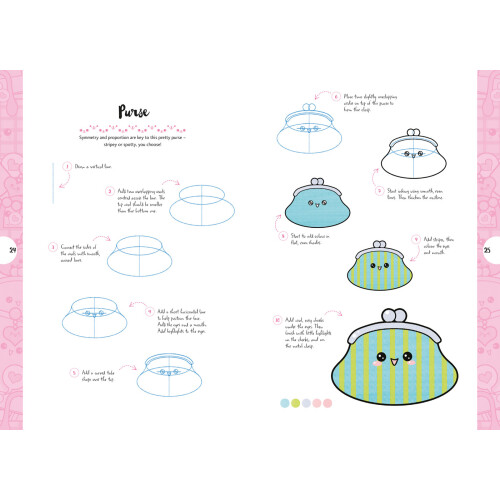 10 Step Drawing Kawaii Book 2