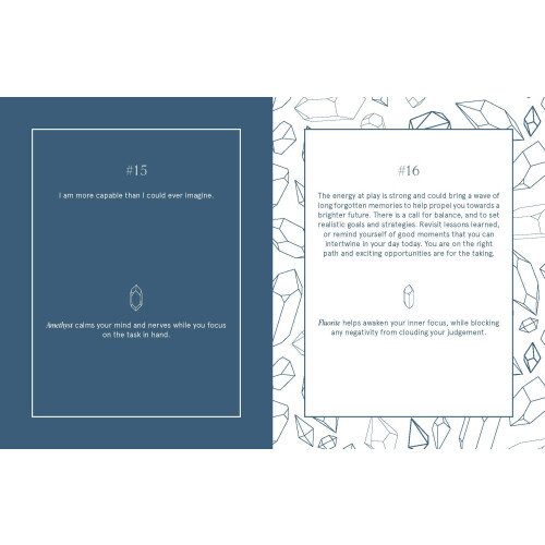 Affirmations and Crystals Book 1