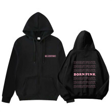 (M fits 160-165CM) BLACKPINK hitwear BORN PINK thin zip jacket hoodie
