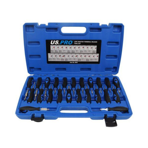 us pro US PRO Tools 23PC Master Terminal Release Tool Set Electrical Terminal Release Tool 6843 1