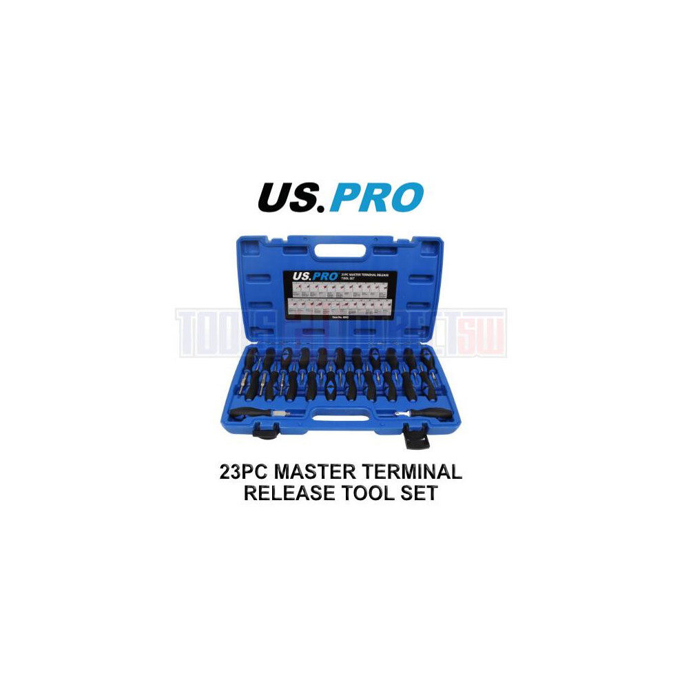 US PRO Tools 23PC Master Terminal Release Tool Set Electrical Terminal Release Tool 6843