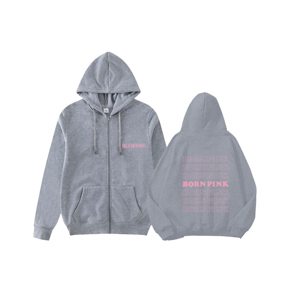 (L fits 165-170CM) BLACKPINK hitwear BORN PINK thin zip jacket hoodie