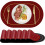 6 Pack Placemat Oval Leather Heat Table Mat Resistant Washable Table Decoration Red 1