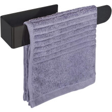 Self Adhesive Hand Towel Holder - Stainless Steel Towel Rail Stick on Wall Mounted, Towel Ring No Drilling for Kitchen and Bathroom 23cm