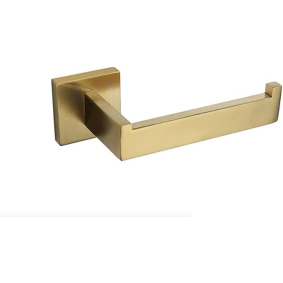 Toilet Roll Holder Paper Holders Stainless Steel Tissue Hanger Wall Mounted Screws Mounting 304 Stainless Steel,Brushed Brass-image-OPC-PFGFG8P-NEW