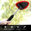 Windshield Cleaner Tool Microfiber Car Window Cleaner with Extendable Long Handle Red 2