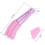 2 Pcs Window Blind Cleaner Duster Brush Blinds Cleaning Tools with 2 Microfiber Cloth Pink+Grey 5