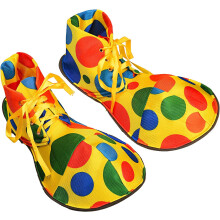 Large Rainbow Clown Shoes for Halloween - Exaggerated Dress-Up Footwear for Cosplay & Parties