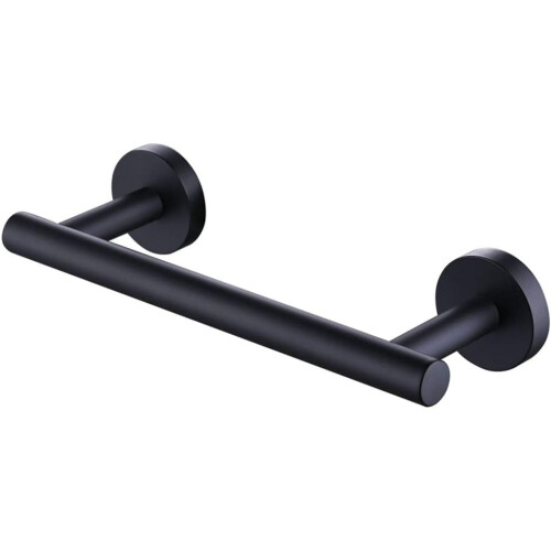 Black Towel Rail Bathroom Hand Towel Rail Wall Mounted Kitchen Towel ...