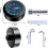 Motorcycle Handlebar Clock Waterproof Bicycle Motorcycle Watch Handlebar Clock Universal Black 4