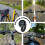 Motorcycle Handlebar Clock Waterproof Bicycle Motorcycle Watch Handlebar Clock Universal Black 2