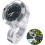 Motorcycle Handlebar Clock Waterproof Bicycle Motorcycle Watch Handlebar Clock Universal Silver 1