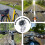 Motorcycle Handlebar Clock Waterproof Bicycle Motorcycle Watch Handlebar Clock Universal Silver 2