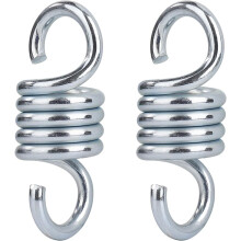 Heavy Duty Spring Hardened Galvanized Steel Extension Spring Capacity 500Kg/1100lbs for Hammock Hanging Chairs Porch Swings 2 Pcs